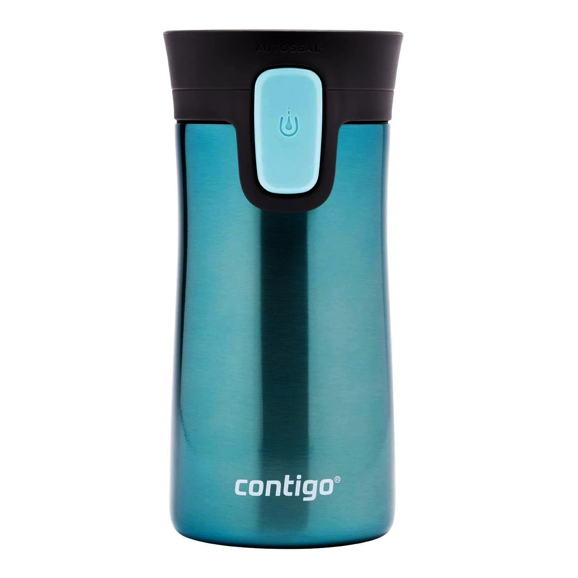 Contigo Autoseal Pinnacle Travel Mug – Stainless Steel, 300 ml, Tantalizing Blue