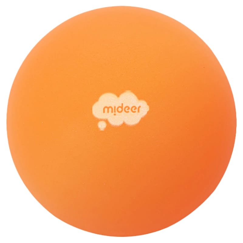 Mideer - Quiet Fluffy Ball - Tropical Orange - 24cm Diameter - Age 3+