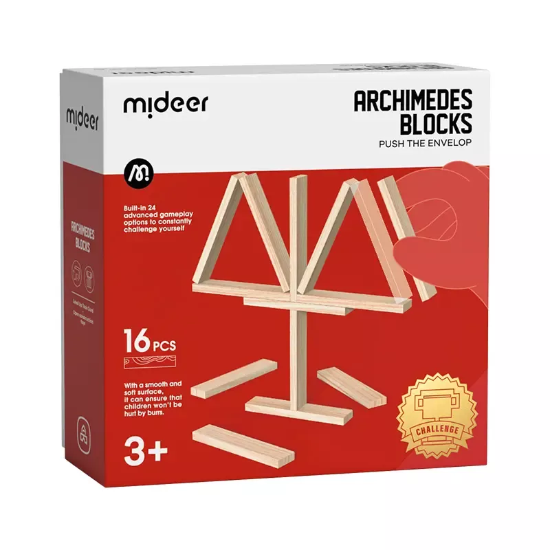 Mideer - Archimedes Blocks - Push The Envelope - Age 3+