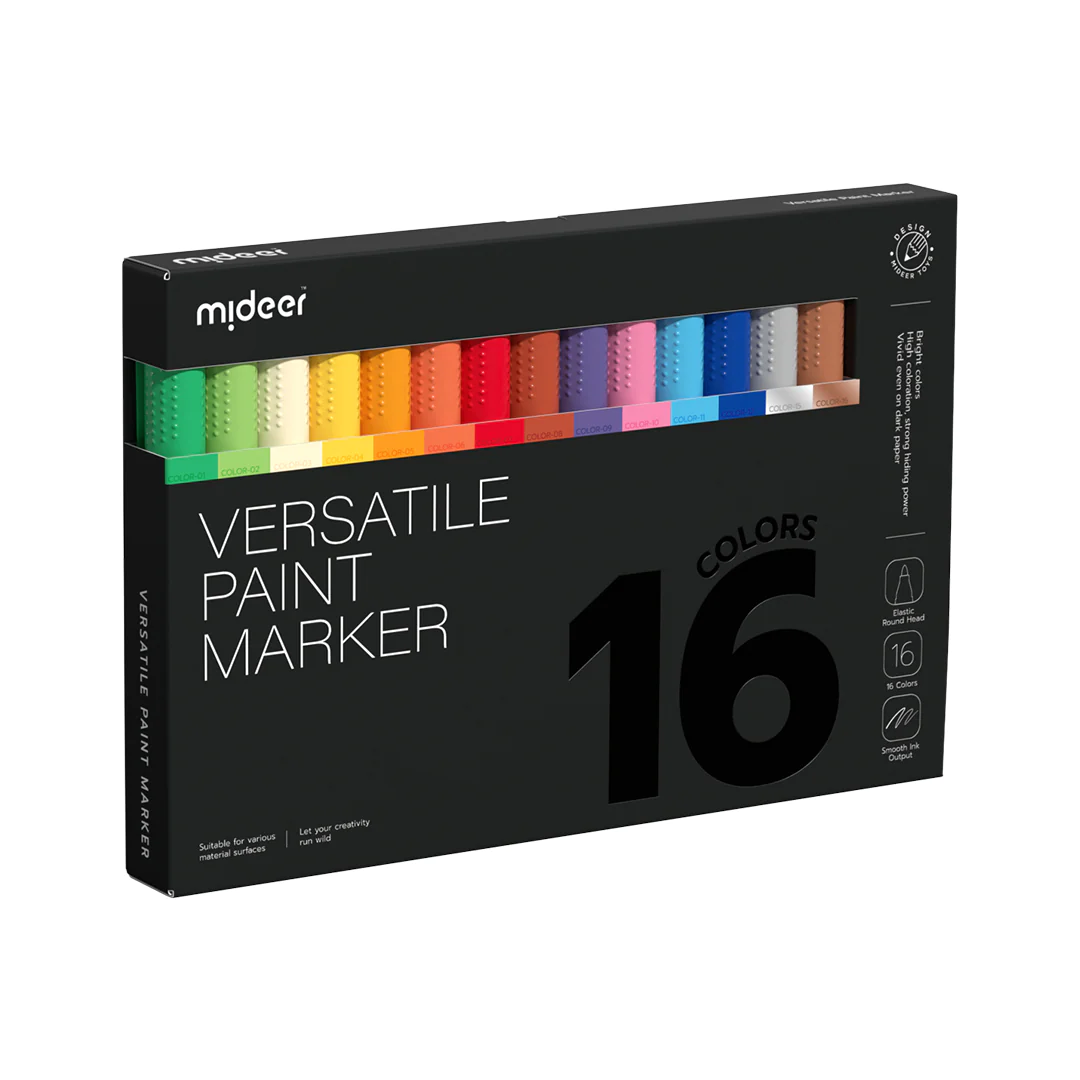 Mideer - Versatile Paint Marker - 16 colors - Age 3+