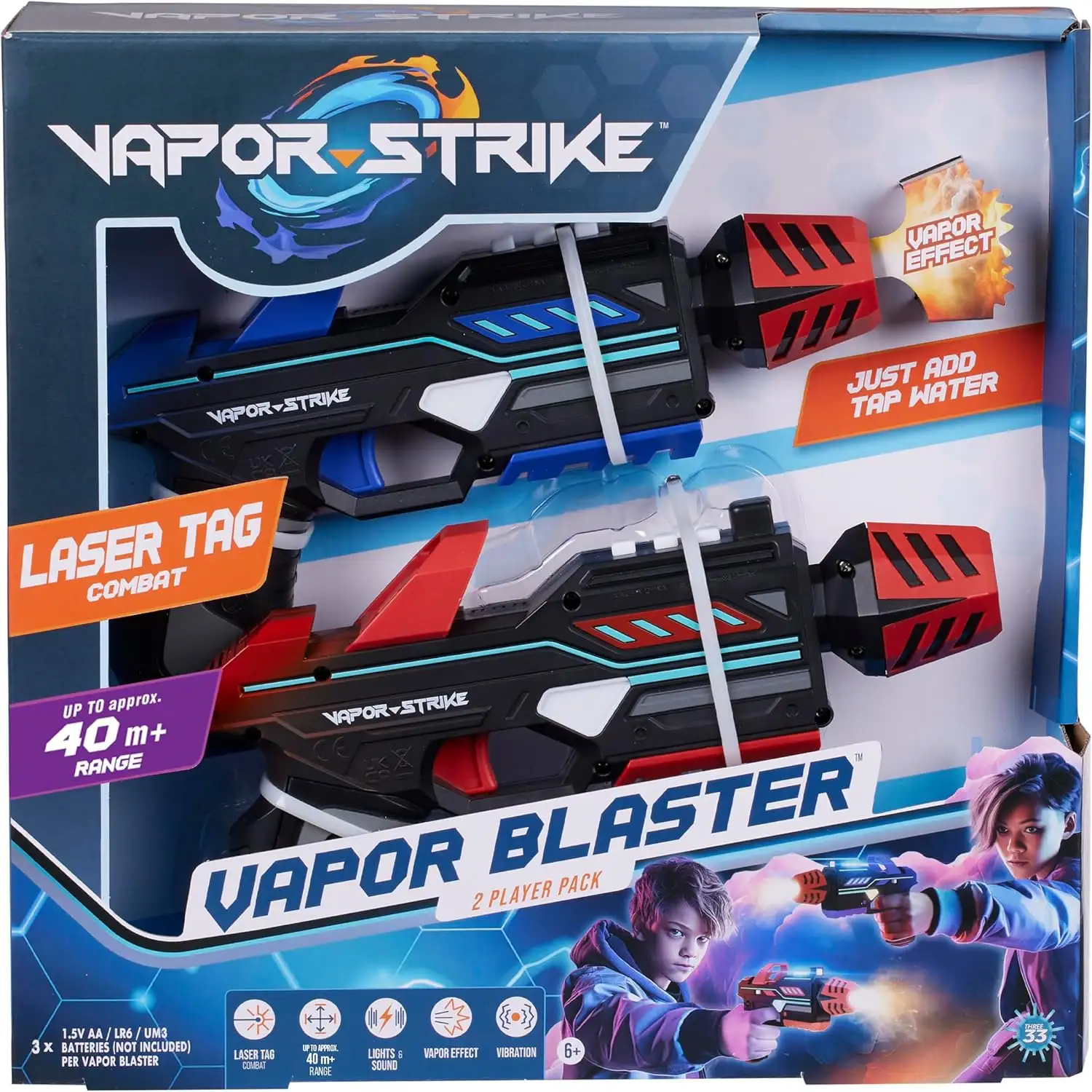 Vapor Strike – Vapor Blaster Twin Pack – Ages 6+