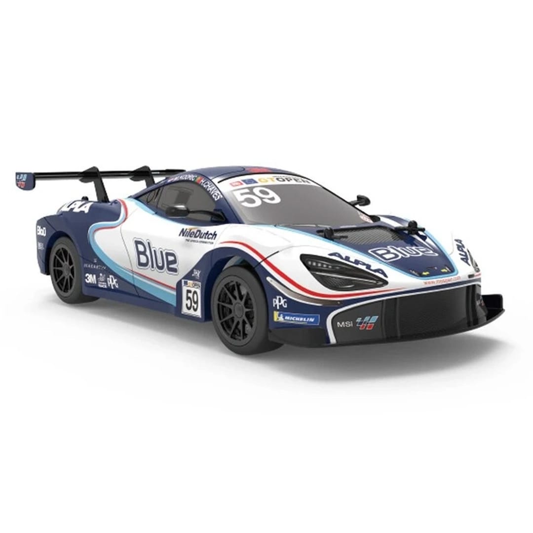 RW - 1:12 Mclaren 720S Gt3 7.2V Rechargeable Battery - Blue Color