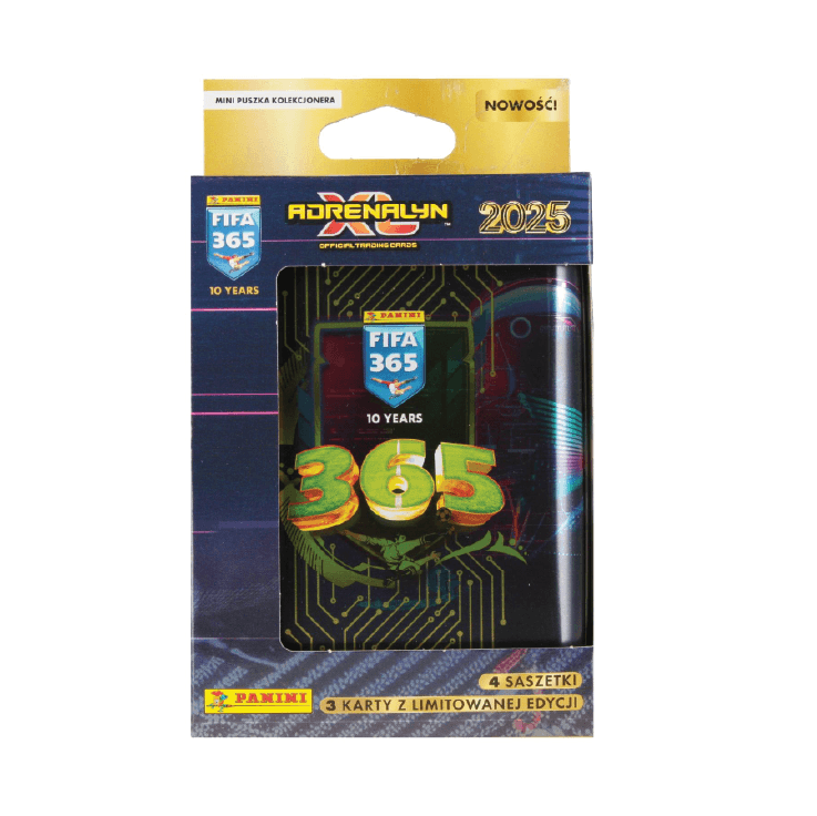 Panini FIFA 365 Adrenalyn XL 2025 Soccer Pocket Tin Assortment