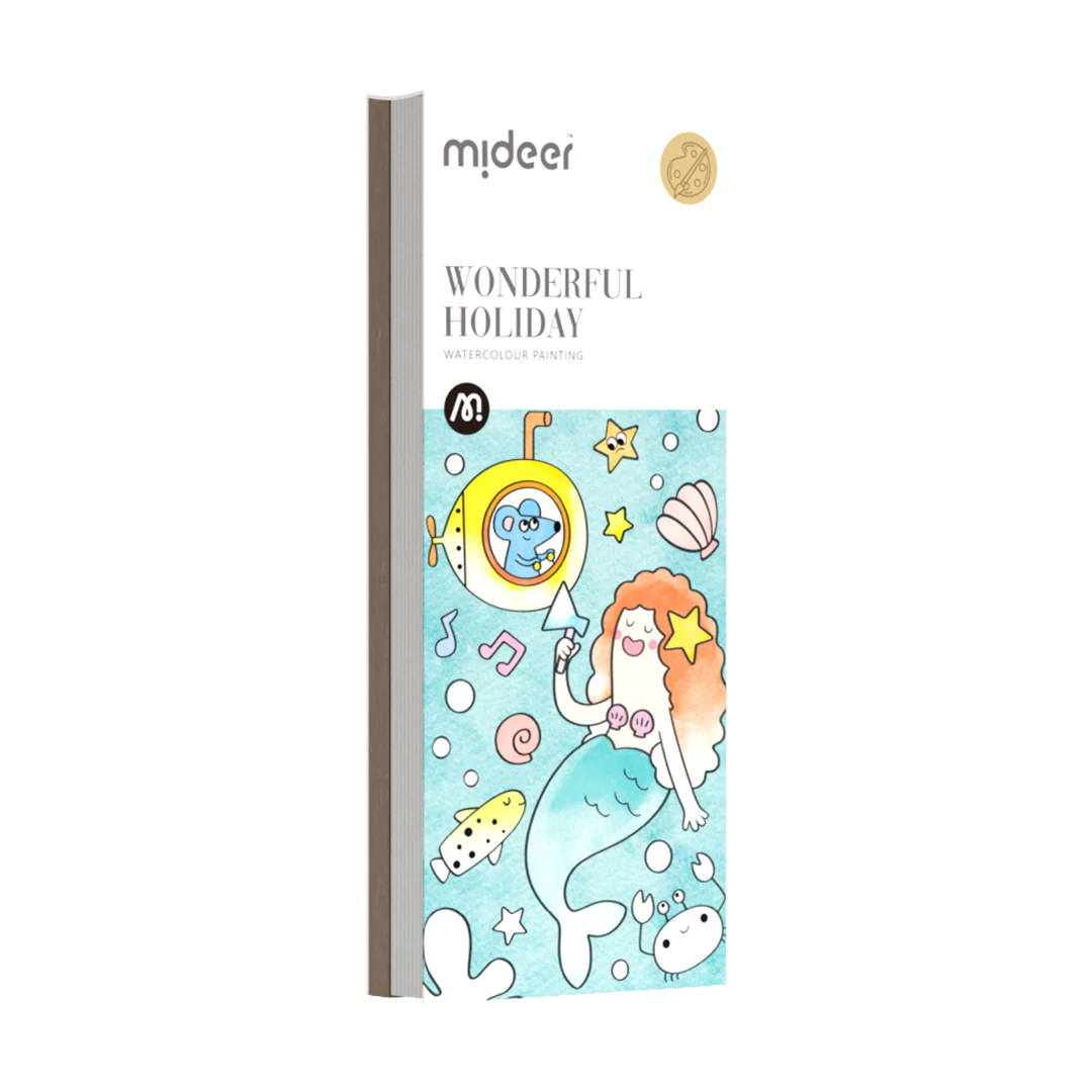 Mideer - Watercolor Painting - Wonderful Holiday - Age 5+