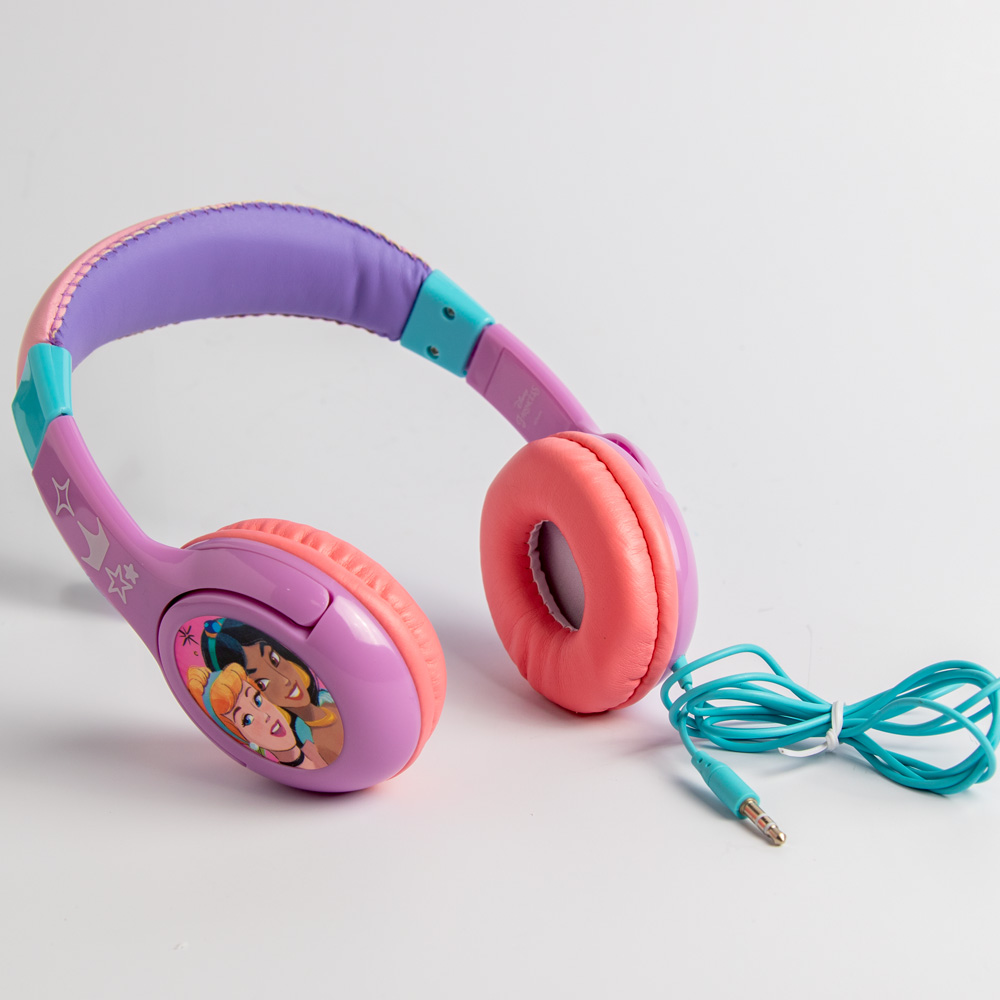 ديزني - سماعة رأس للأطفال - الأميرات - العمر 3+