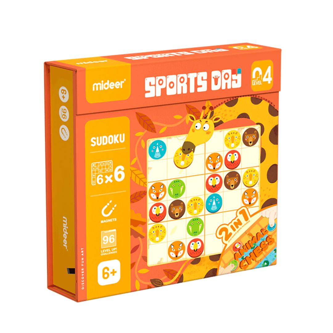 Mideer - Sudoku - Sports Day – Educational - Age 6+