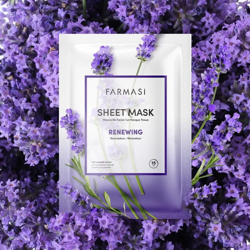 Farmasi – Renewing Sheet Mask (Lavender Extract)