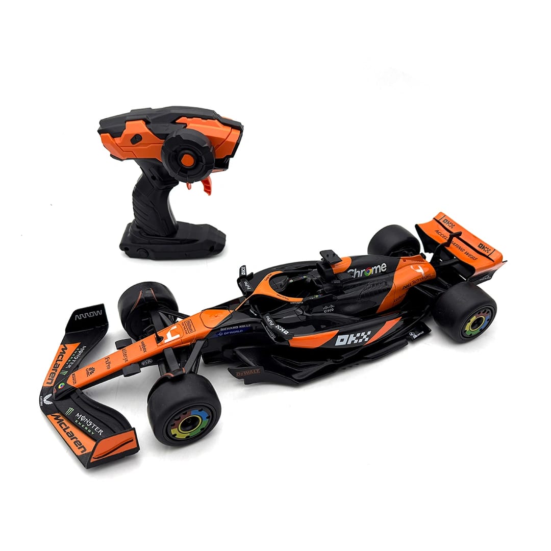 RW - 1:14 McLaren F1 RC Car – Lithium Rechargeable - Orange Color