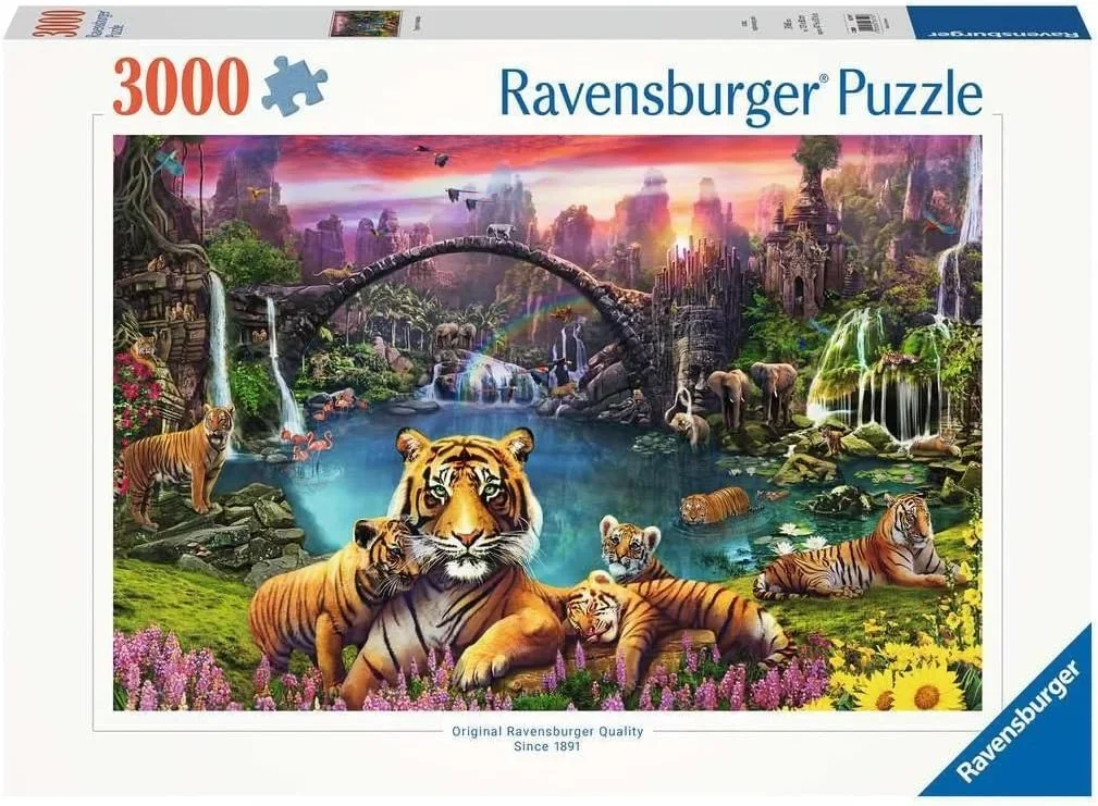 Ravensburger Tigers in Paradise 3000-Piece Puzzle