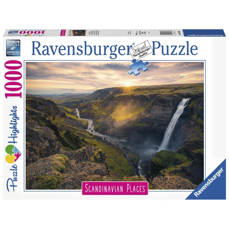 Ravensburger Scandinavian Places: Haifoss of Iceland 1000-Piece Puzzle