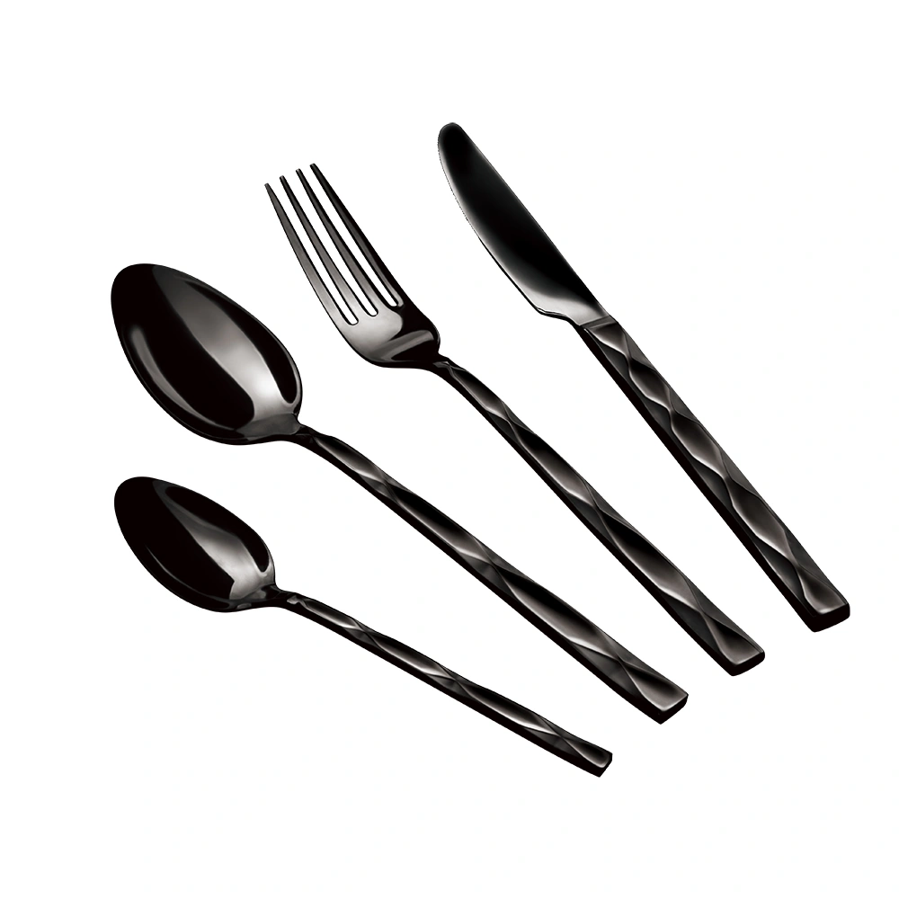 Berlinger Haus 24-Piece Cutlery Set - Mirror Black BH/3074