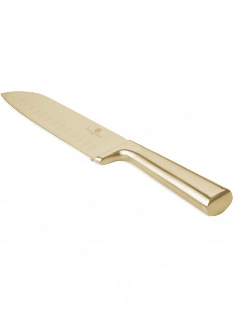 Berlinger Haus 17.5cm Steel Santoku Knife - Leonardo Gold