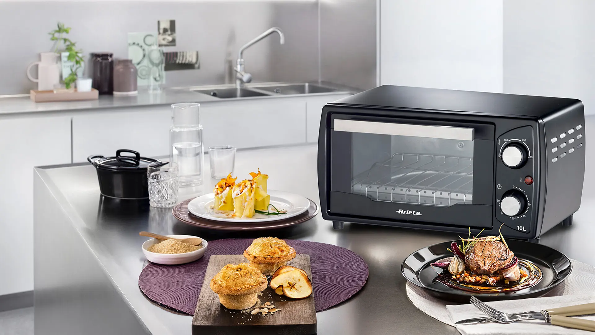 Ariete 10L Electric Oven - Black