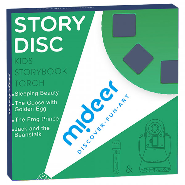 Mideer - Story Disc for Kids Storybook Torch (4 stories included)- Age 3