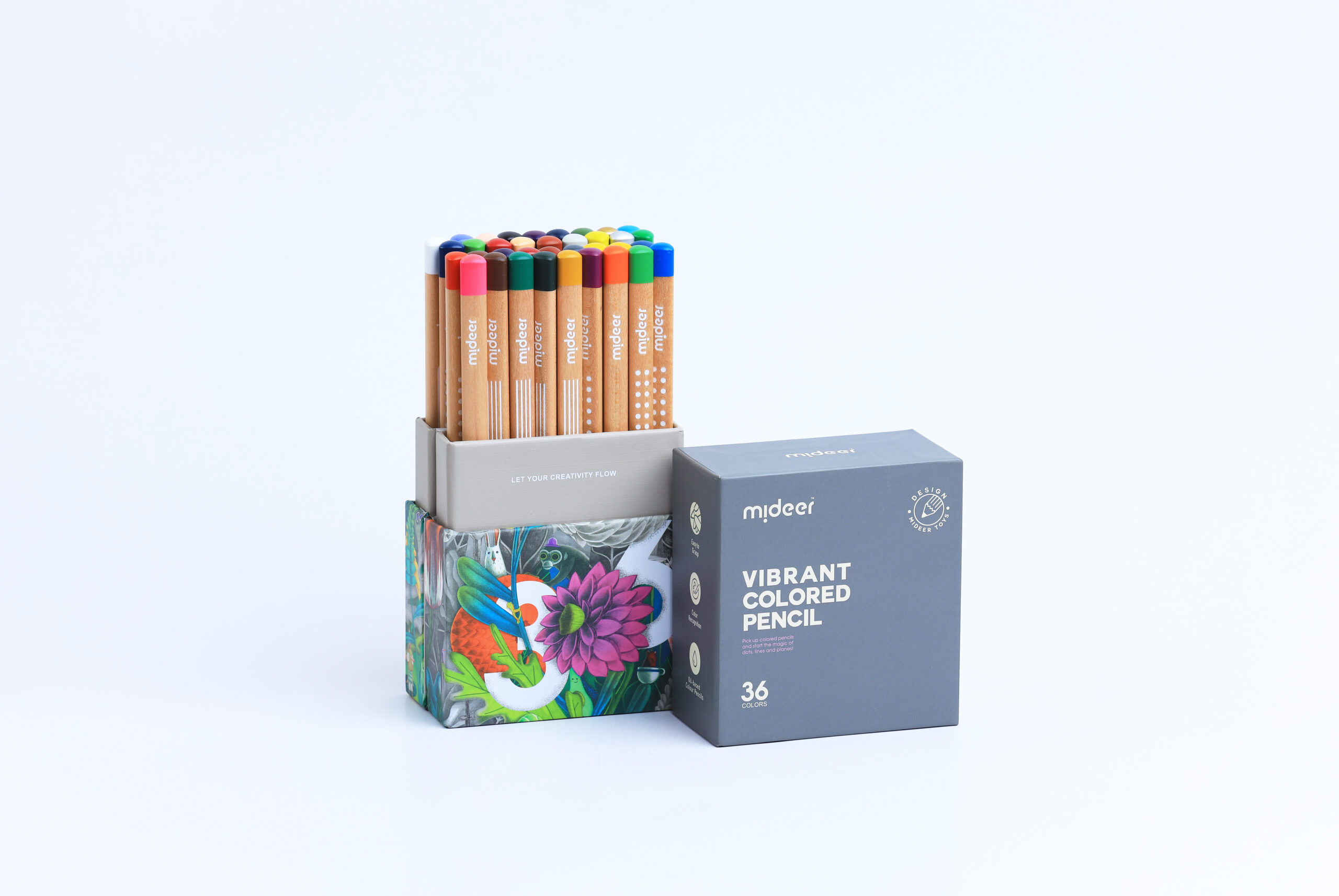 ميدير - أقلام الرصاص الملونة - 36 لون - العمر 4+