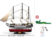 Sluban USS Constitution Frigate Building Model