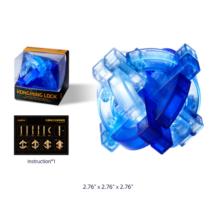 Mideer Neon Space 3D Tangram Blocks Kongming Sphere