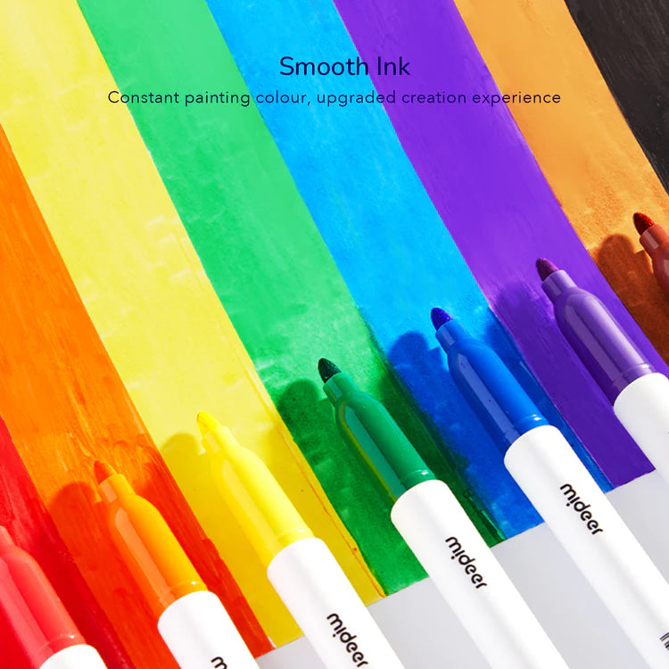 Mideer Little Artist Whiteboard Marker 8 Colors Age 3+