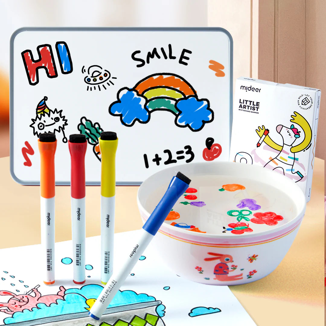 Mideer Little Artist Whiteboard Marker 8 Colors Age 3+