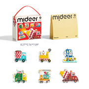 Mideer My First Artist Puzzle Construction Vehicles