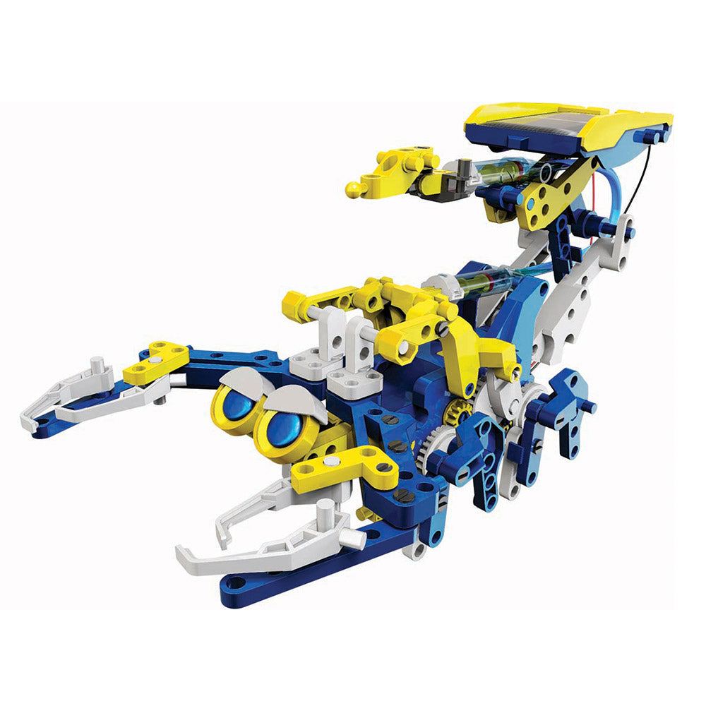 Construct & Create 12 In 1 Solar Hydraulic Construction Kit