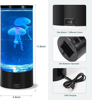 Round Mini Jellyfish Lamp by The Source