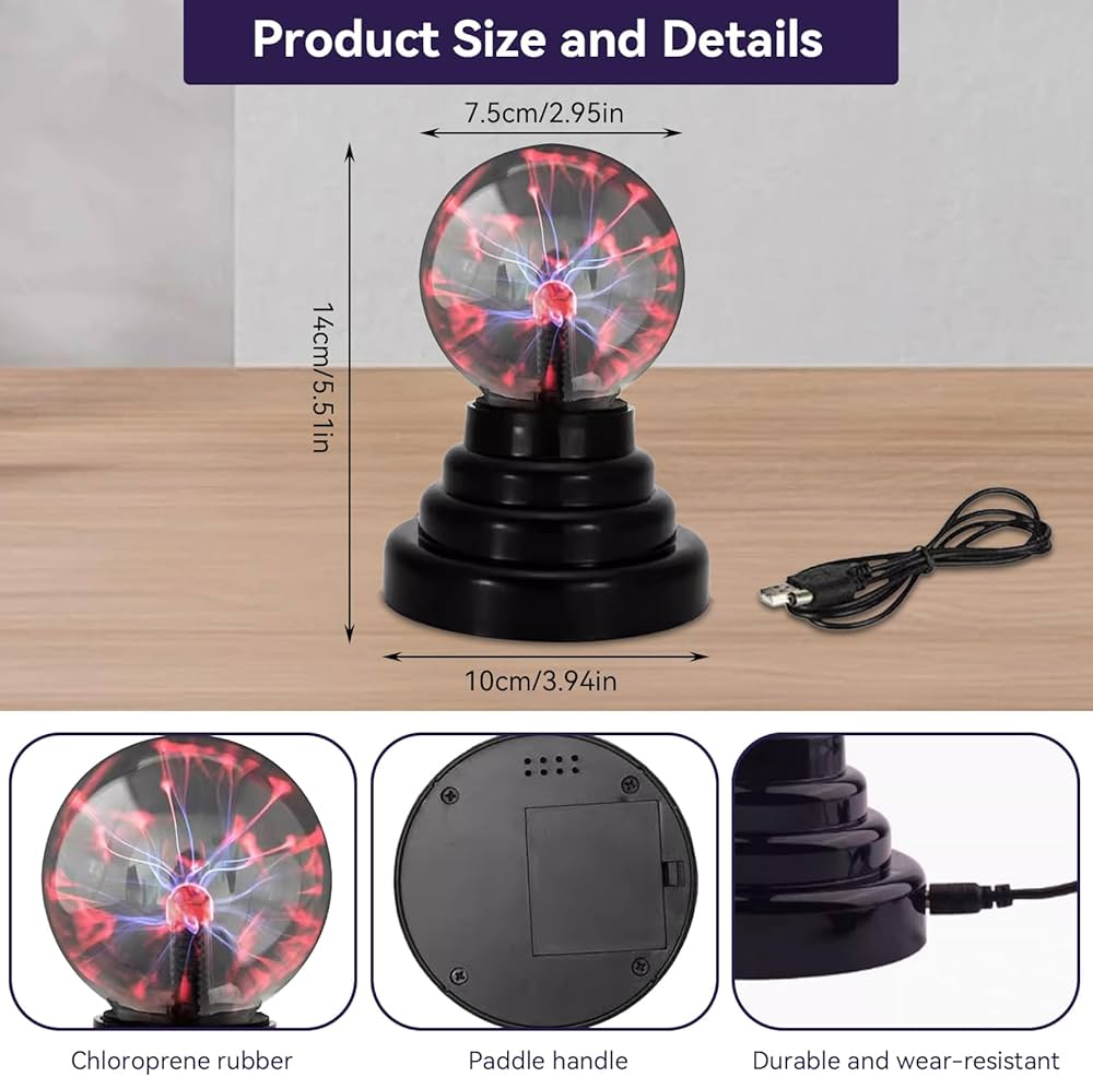 Plasma Ball 6" (UK Mains Plug)
