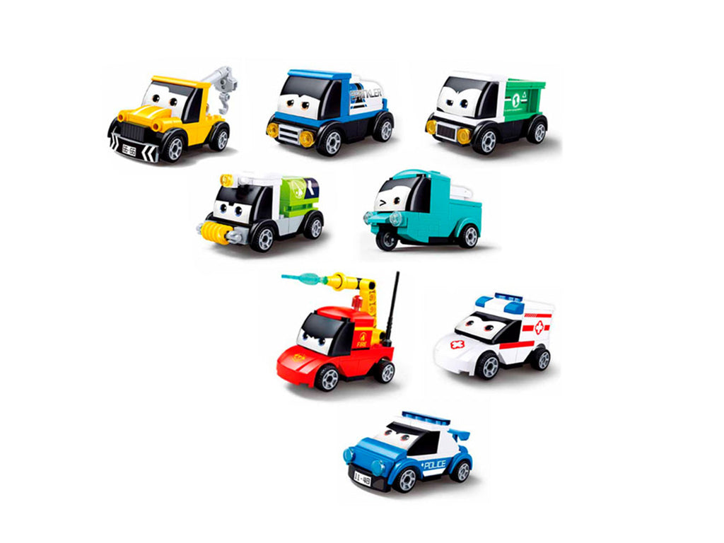 Sluban Powerbricks Pull Back Car Collectibles