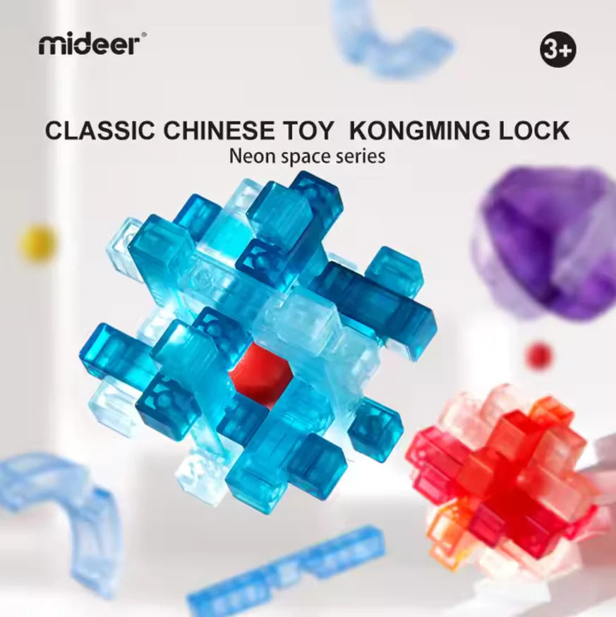 Mideer Neon Space 3D Tangram Blocks Kongming Sphere