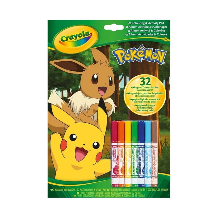 Crayola Colour and Sticker Pokemon