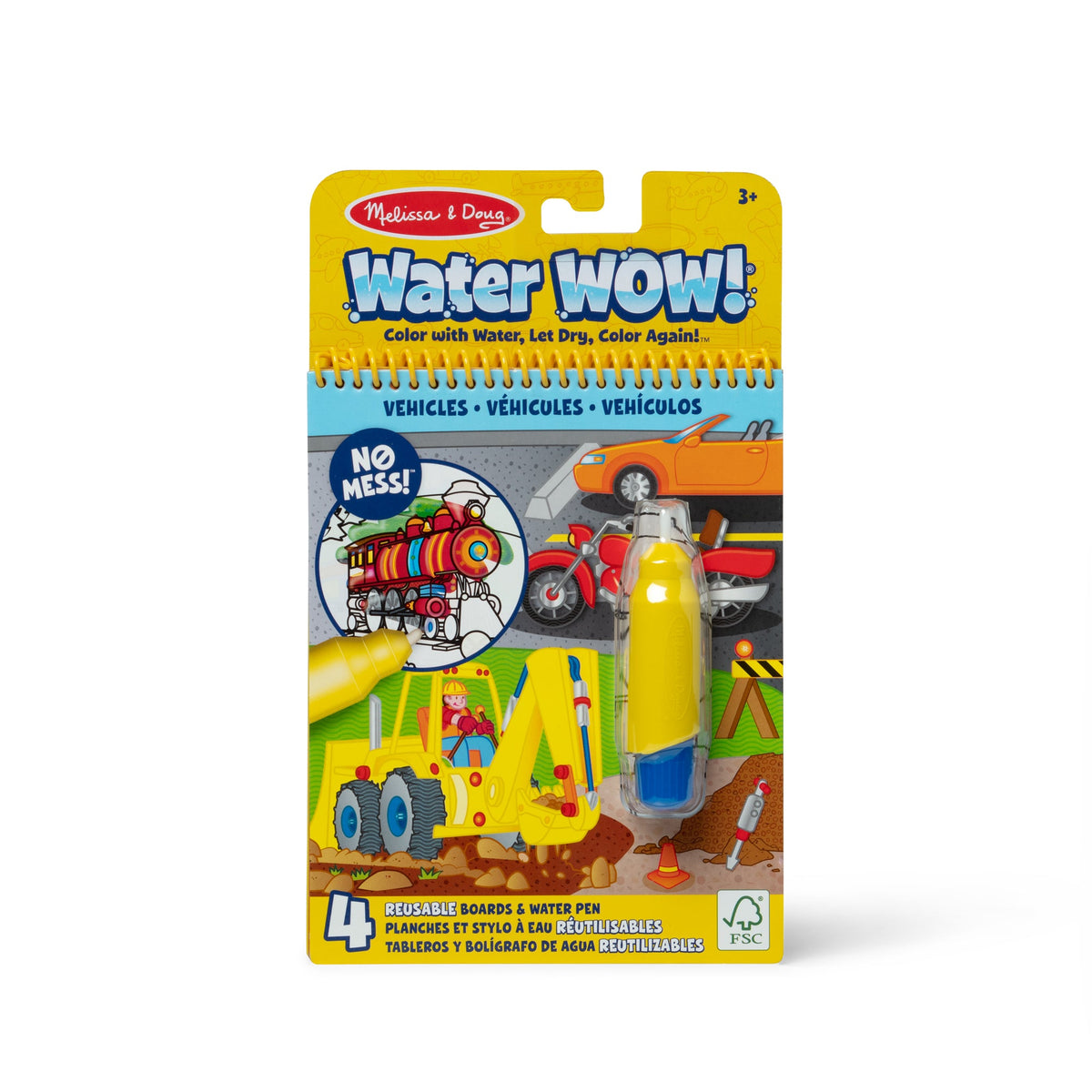 Melissa & Doug Water Wow! - Vehicles