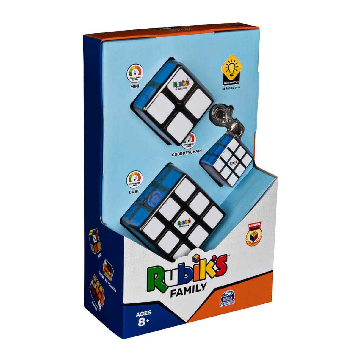 Rubik's Family Pack (Cube, Keychain, Mini Cube)