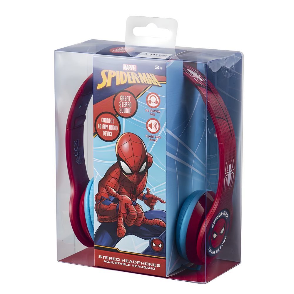 Disney Kids Stereo Headphones Spiderman Age 3+