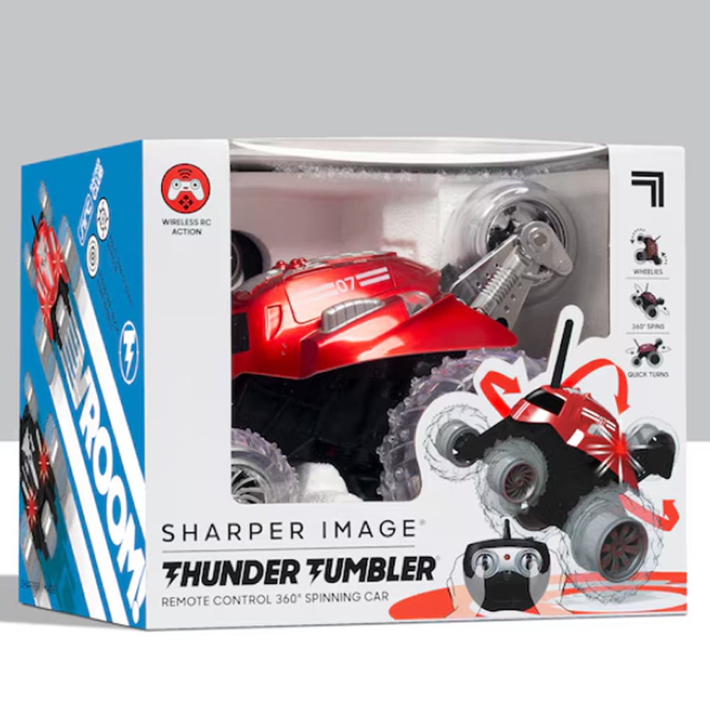 Remote Control Monster Spinning Car, Red