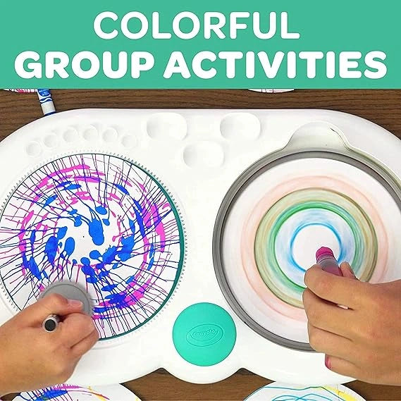 Spiral and Spin Art Station