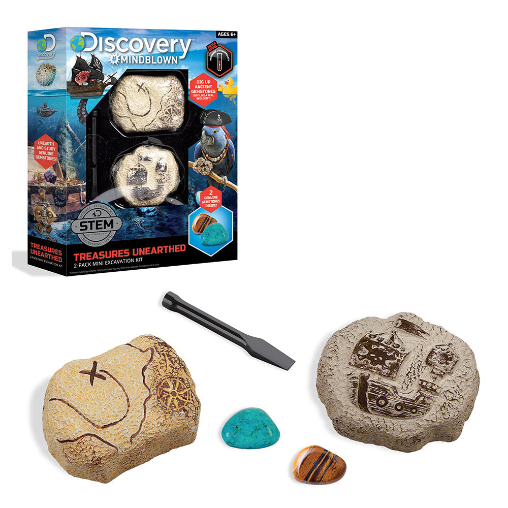 Mini Treasure Excavation Kit (2 Pack)