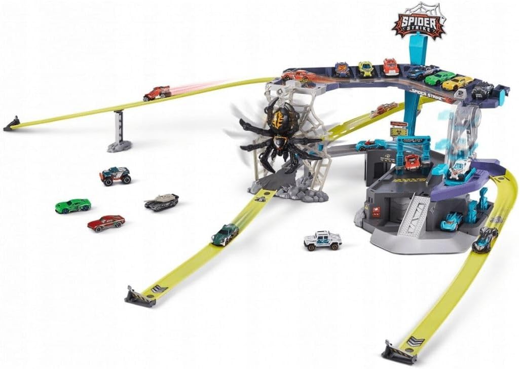 Zuru Metal Machines Spider Strike Playset - Die-Cast Car Set
