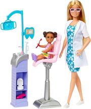 Barbie Dentist Playset with Toddler Patient and Clinic Accessories