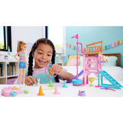 Barbie and Stacie Puppy Obstacle Course Playset - Doll and 3 Puppies