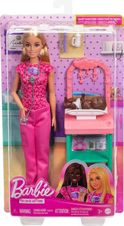 Barbie Baby Doctor Doll - With Baby Doll and Exam Table