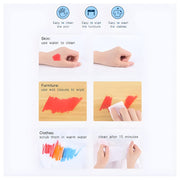 Mideer Washable Silky Crayon Set - 6 Colours