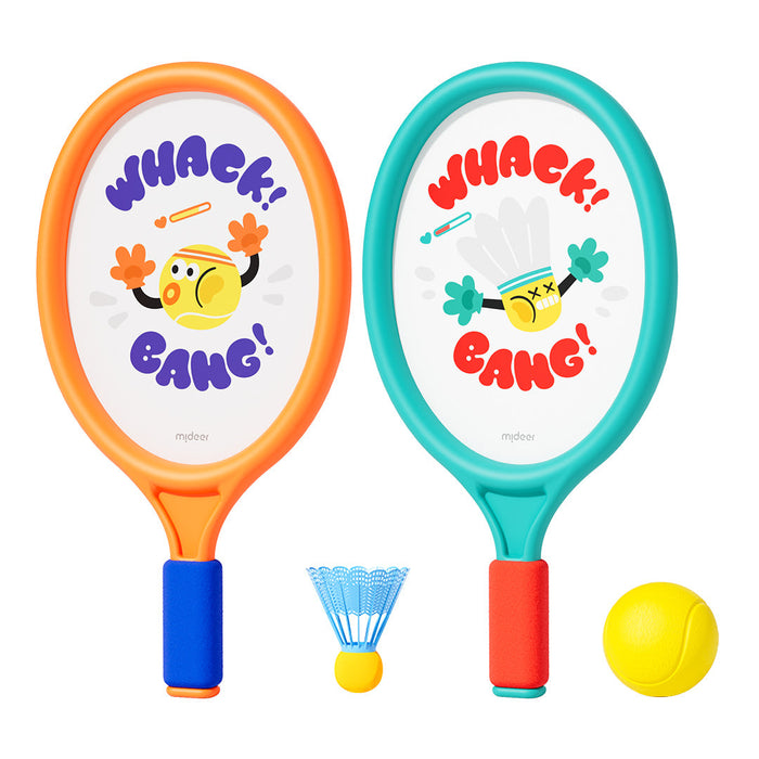 MiDeer 2-in-1 Kids' Entry-Level Racket Set