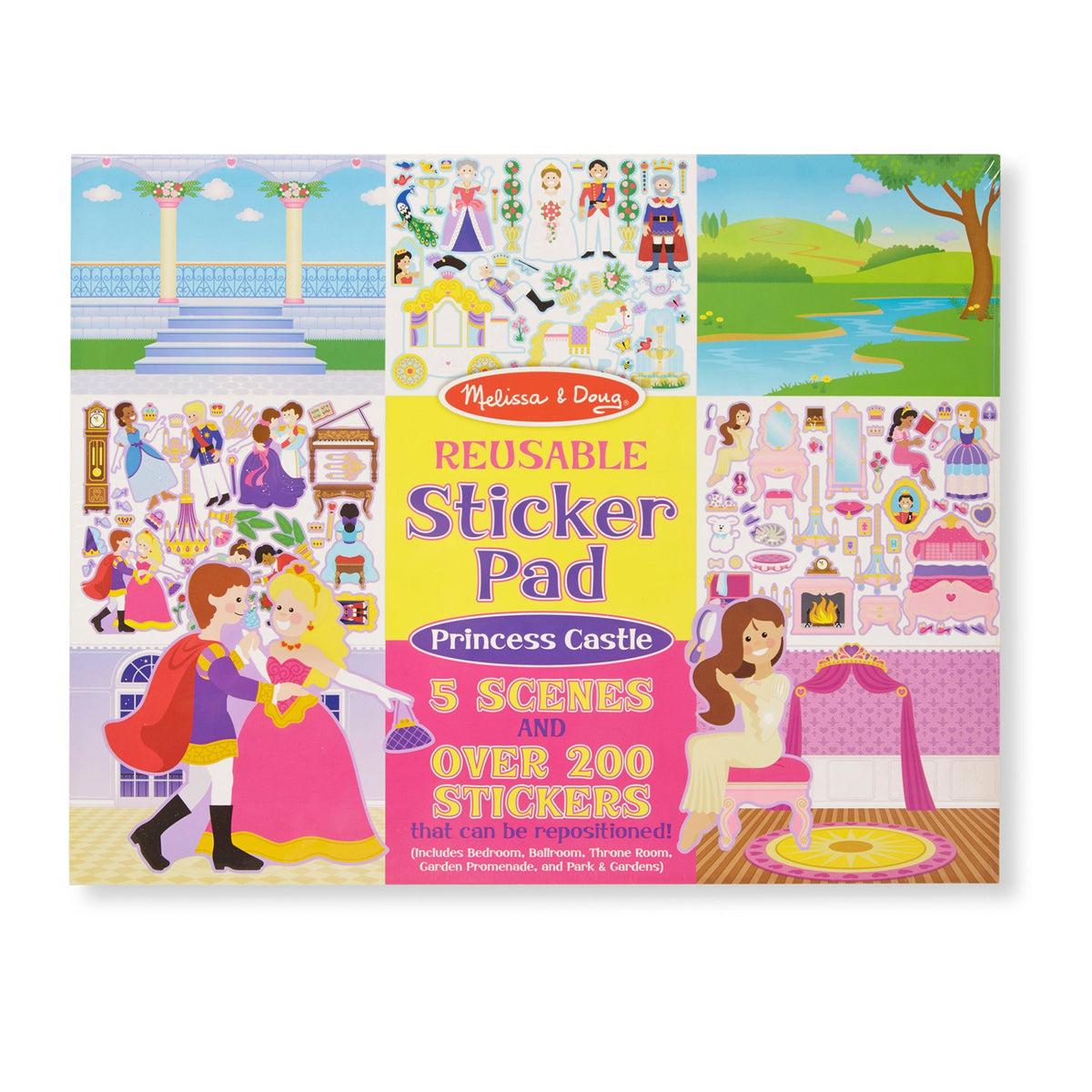 Reusable Sticker Pad: Princess Castle