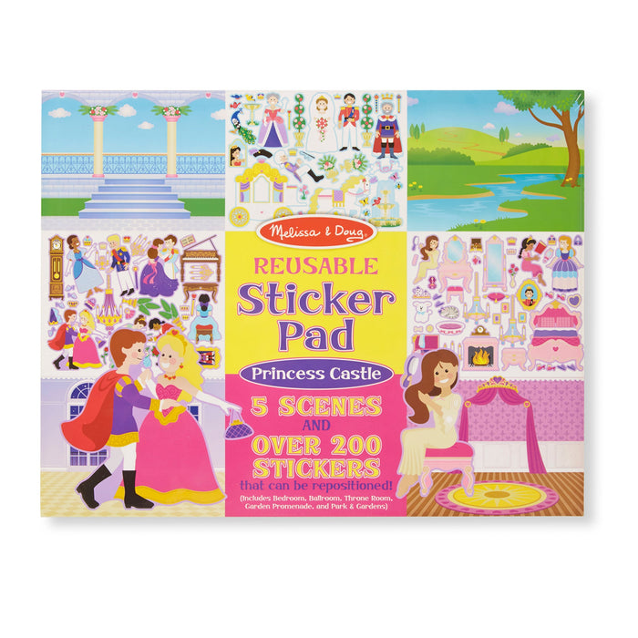 Reusable Sticker Pad: Princess Castle