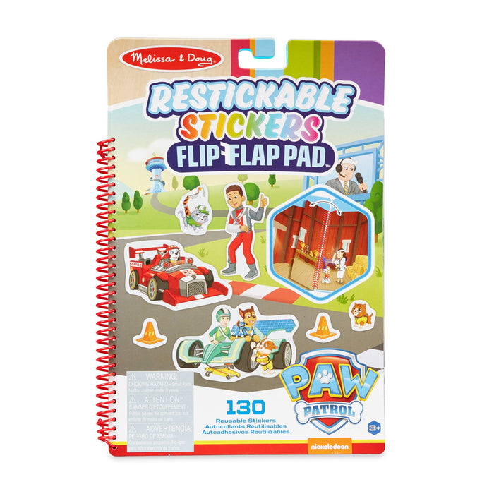Paw Patrol Restickable Stickers Flip-Flap Pad - Classic Missions