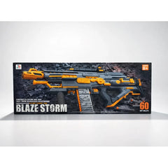 Blaze Storm Full Automatic Soft Bullet Gun With 60Pcs Bullets