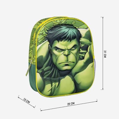 Avengers Hulk 3D Backpack for Kids