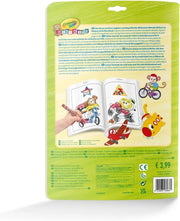 Crayola Whimsical Wheels Sticker & Shape Colouring Book