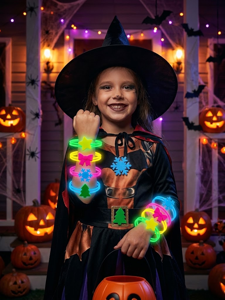 Halloween - Glow Bracelets With Shapes