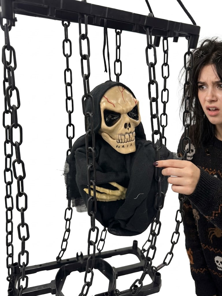 Halloween - Skeleton Figure With Chain